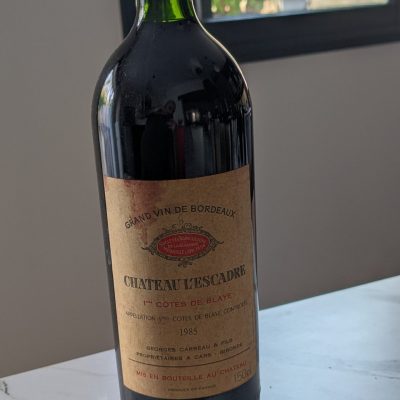 Château l’Escadre Côte de Blaye