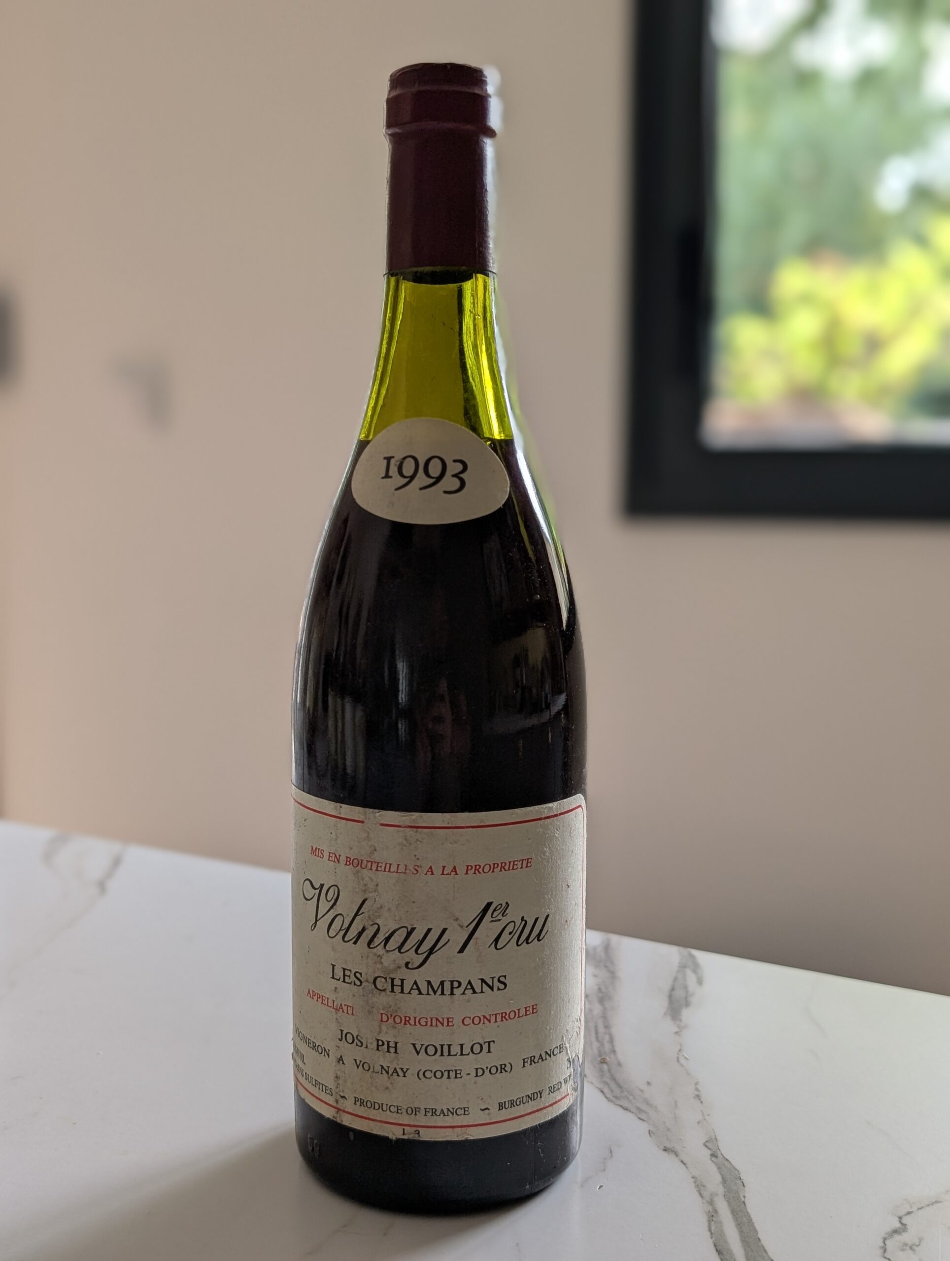 Joseph Voillot Volnay 1er cru Champans