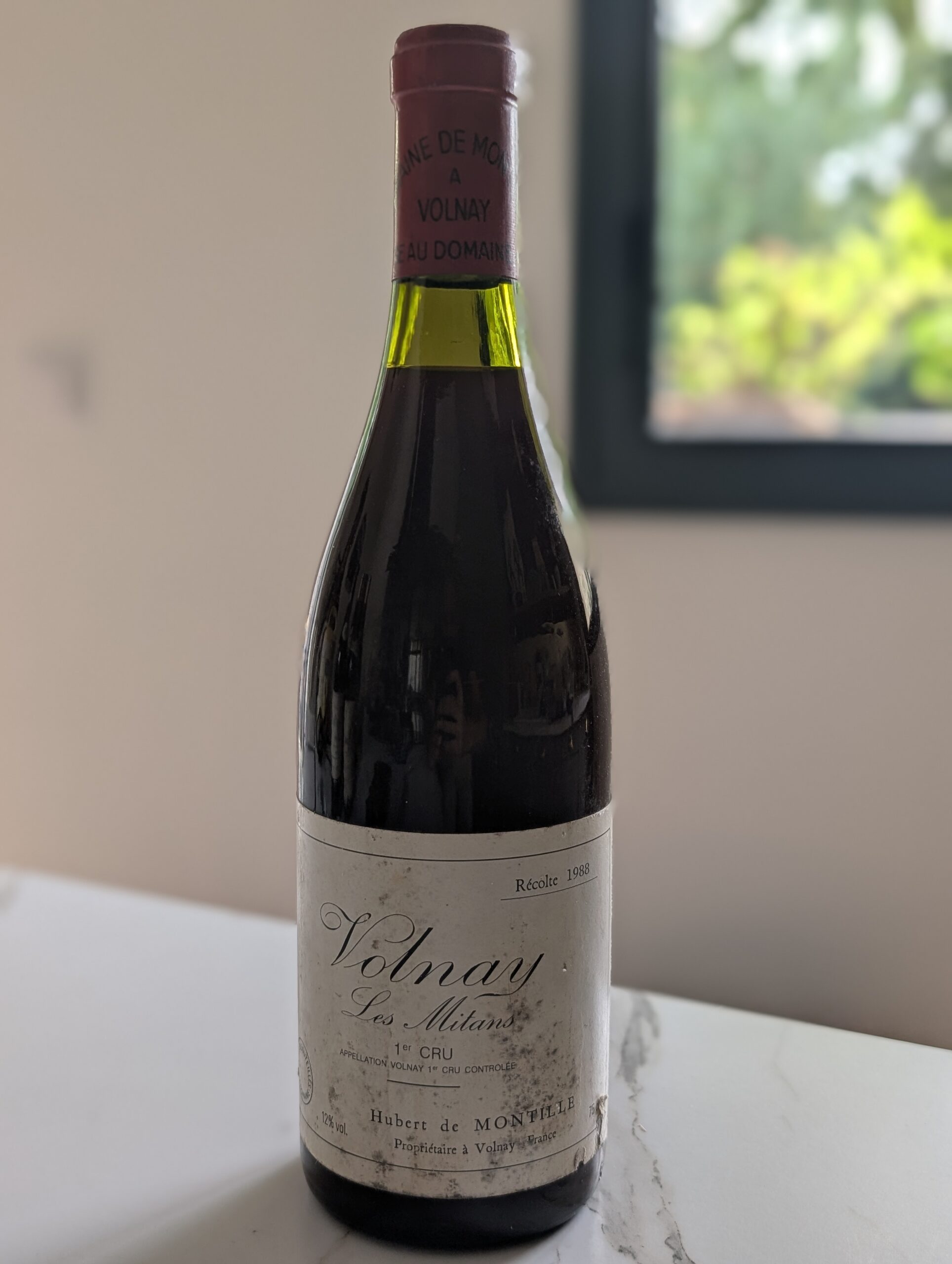 Hubert de Montille Volnay Les Mitans 1er cru